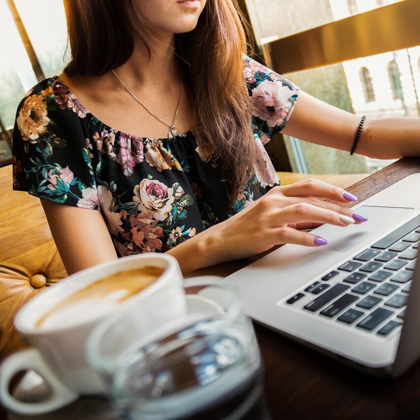 Woman at desk